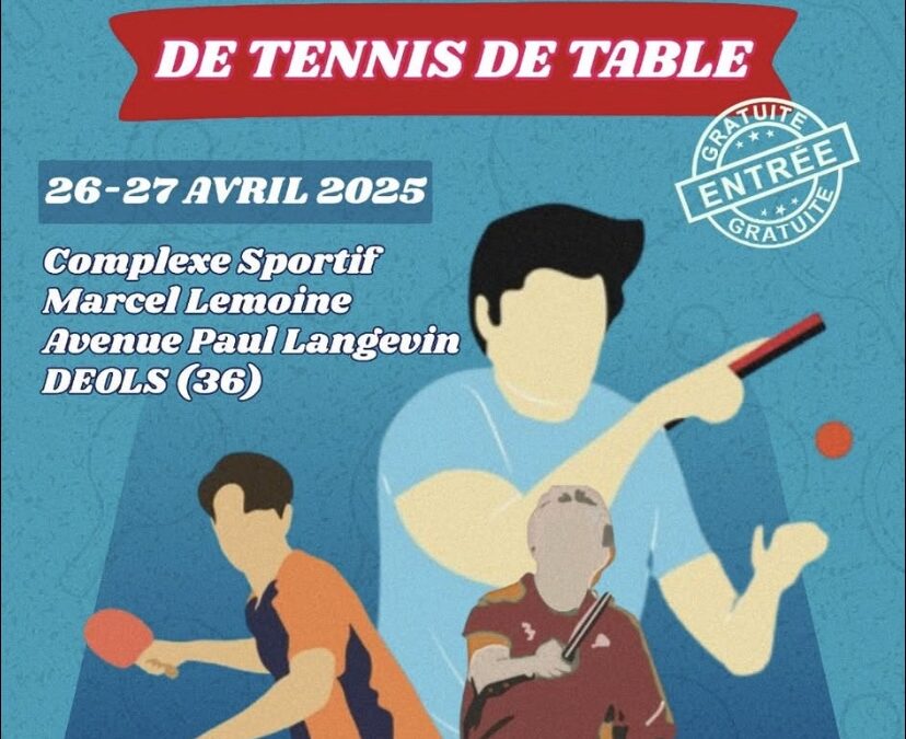 Championnat de France Sourds et Challenge multi-catégories au CTT Déols !